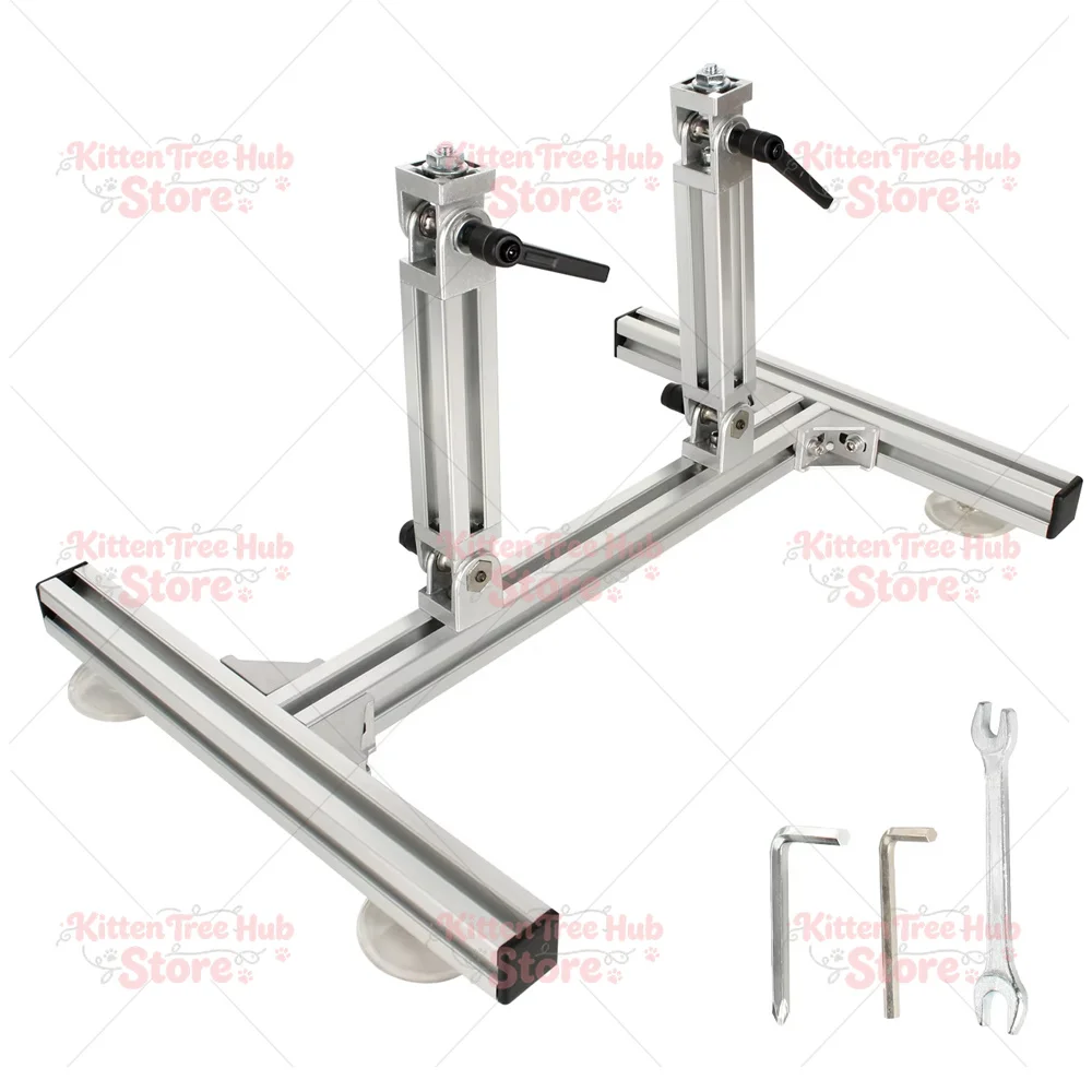 Adjustable Angle Reciprocating Motor Bracket, Double Column Suction Cup Mounting Stand