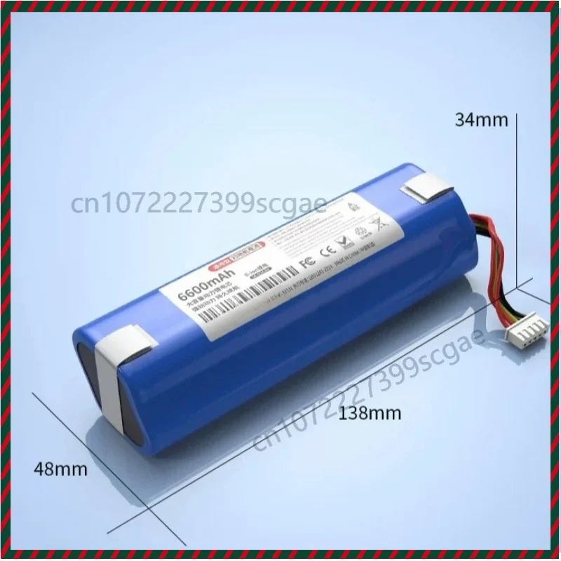 Replacement Battery for Ecovacs X1 Omni, T10, T8, T20, T9, T5 Max Aivi Sweeper