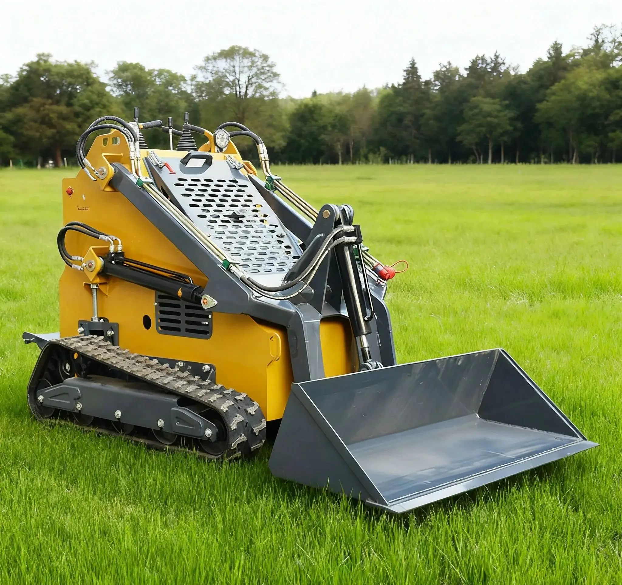 

Free delivery Euro 5 slip steering diesel multifunctional mini slip steering small loader price