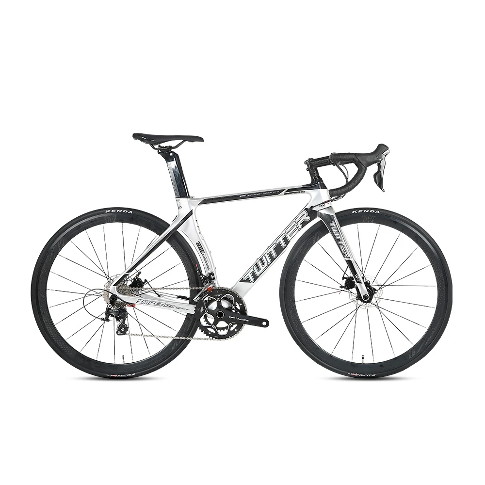 Twitter Sniper 2.0 Cheap Men Racing Bicycle T800 Carbon Fibre Frameset Hydraulic Disc Brake Road Bike for Adults - view 4