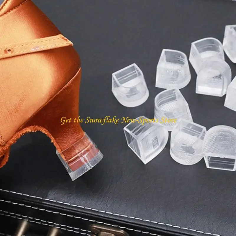 E56D 2 Pcs Heel Caps Latin Stilettos Dancing Cover High Heel Protectors for Wedding