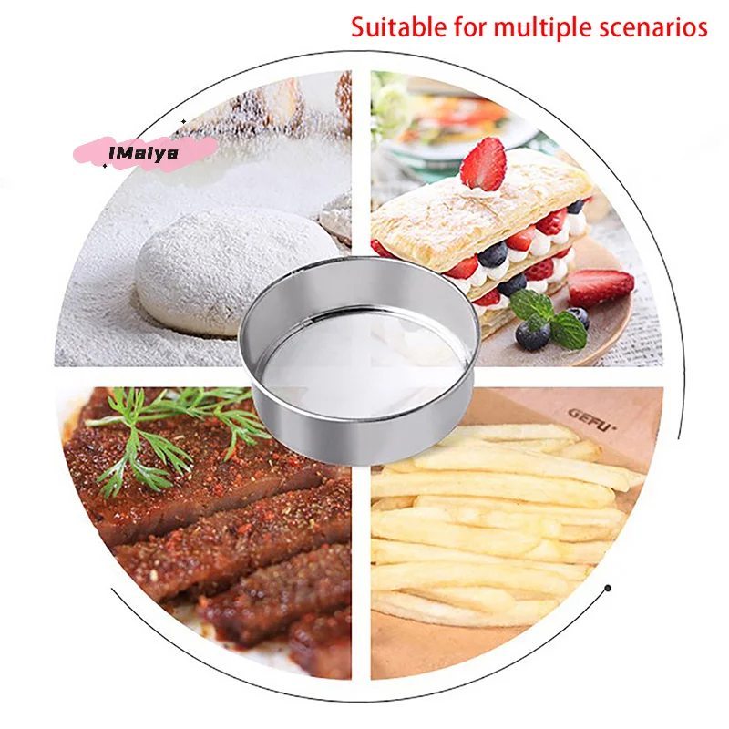 M-40 Mesh Round 304 Stainless Steel Lab Sieve Aperture Standard Sifters Shakers Kitchen Flour Powder Filter Screen Soil Strainer