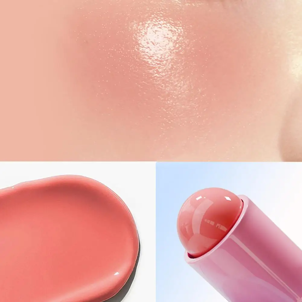 Wielofunkcyjny żelowy tint w sztyfcie do policzków, nawilżający, naturalny, długotrwały, matowy róż, kontur do policzków, szminka, żelowy tint w sztyfcie do makijażu.
