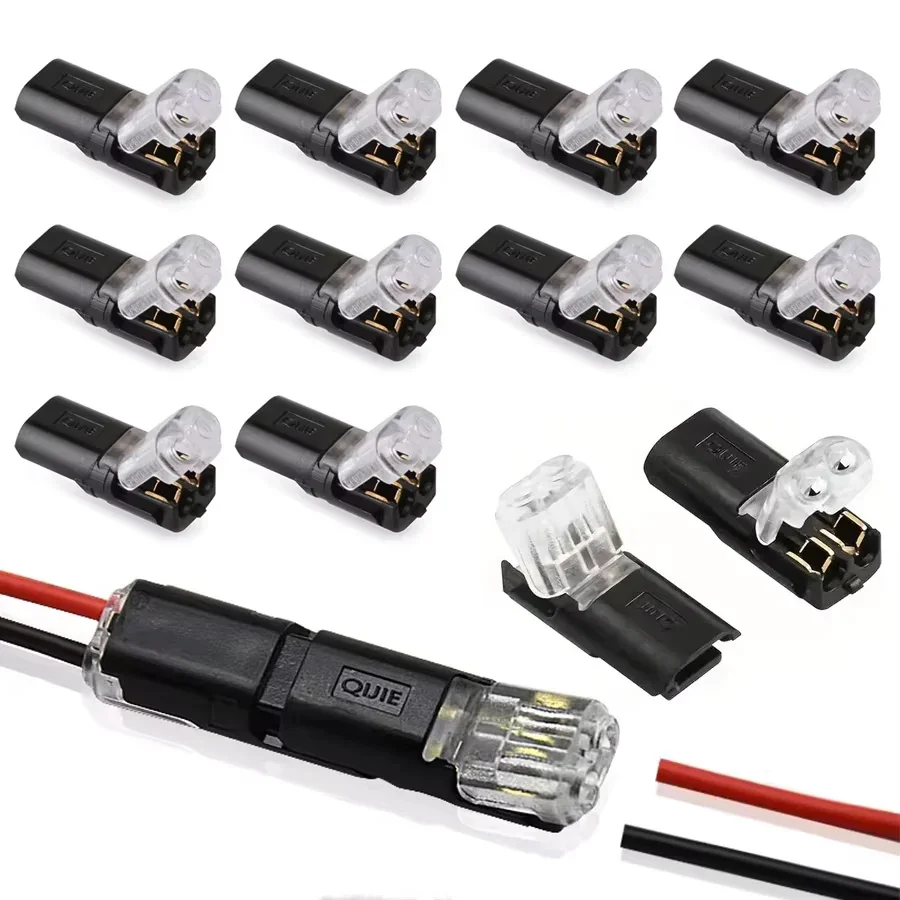 10-50pcs 2 Pin Way Plug Waterproof Electrical Connector Car Wire Cable Automotive Electrical Connector Strip Terminal Connection