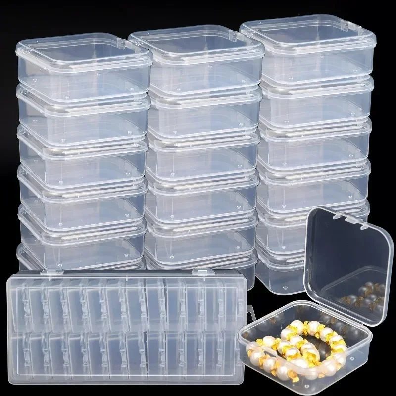 Transparent Plastic Group Box Independent Classification Storage Box DIY Product Packaging Bead and Accessories Packaging Box