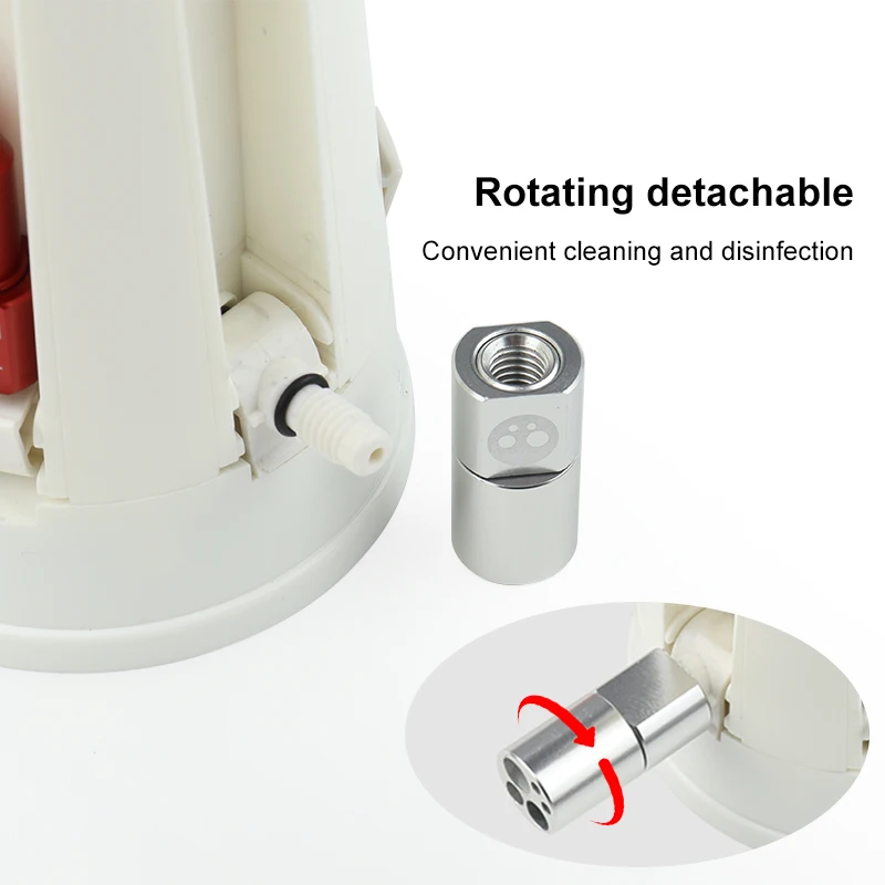 Dental Portable Handpiece Care Cleaning Spray Lubricant Oil Maintenance With 5 Style Connector Dentistry Tool