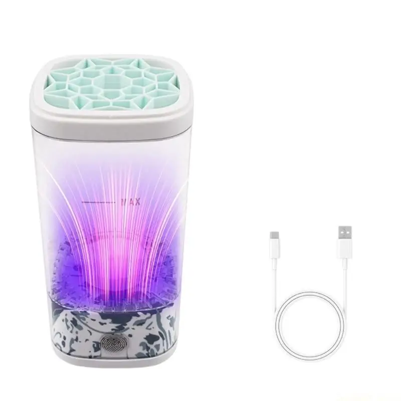 D0AB Rechargeable Makeup Brush Cleaner Drying Tool For Travel Home Use Enduring