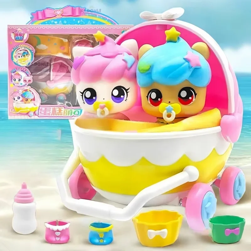 

Hot Catch Teenieping Magic Sweet Heart Star Series Cradle Set Collection Anime Figures Kawaii Model Figurine Decor Kid Gift Toys