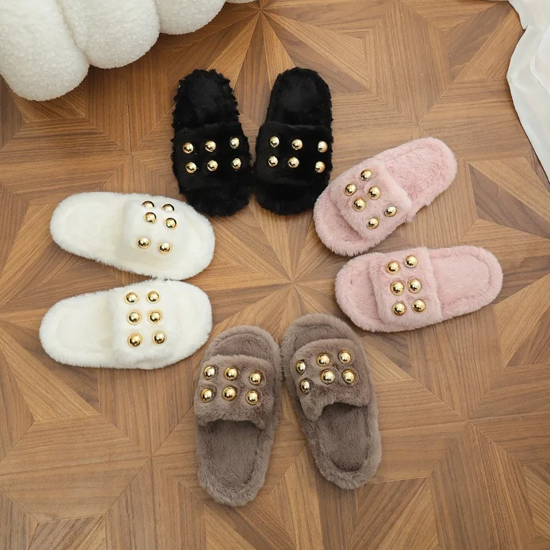 Children's Home Slippers Plush Flip Flops Kids House Shoes Indoor Soft Comfortable Cute Non-slip Slippers Children Flats Shoes