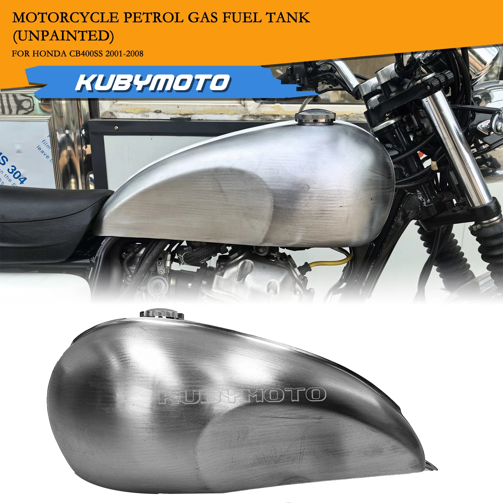 Мотоцикл 12л бензиновый топливный бак для Honda CB400ss 2001-2008
