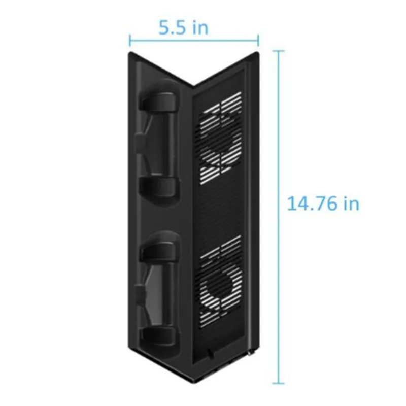 Soporte Vertical para ventilador de refrigeración PS4 Pro V2, Base de estación de carga del controlador para consola Playstation 4 Pro, cargador, soporte para enfriador