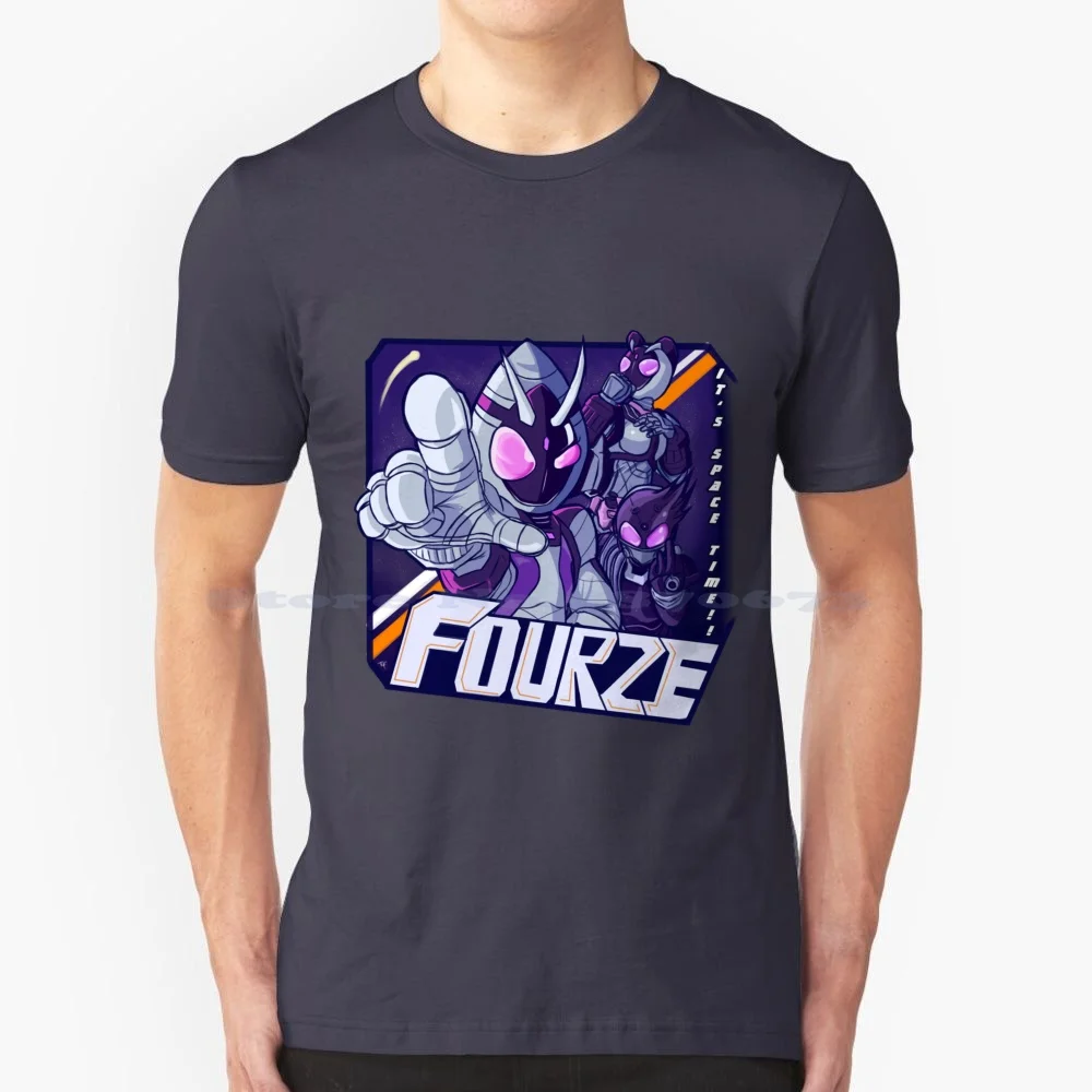 Grab Onto Space ! ! [ Kamen Rider Fourze ] T Shirt 100% Cotton Tee Kamen Rider Fourze Kamen Rider Meteor Kamen Rider Nadeshiko