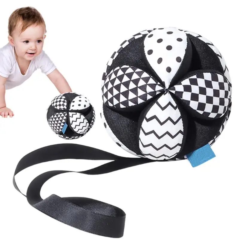 

Sensory Balls For Children Soft Textured Ball Training Ball Children Black And White Interactive Sensory Ball With Rattles