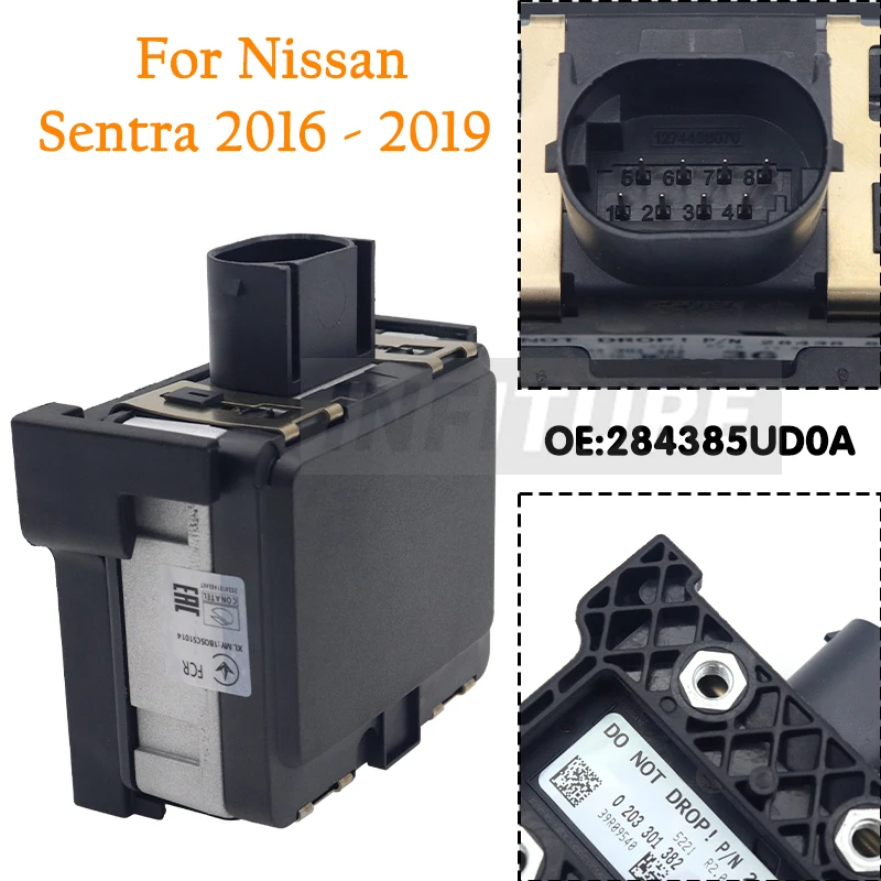 For Nissan Sentra 2016 - 2019 Cruise Control Distance Radar Sensor And Bracket 284385UD0A