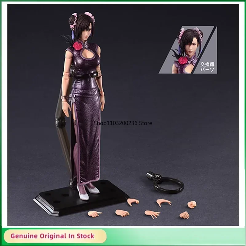 

Original SQUARE ENIX PLAY ARTS Final Fantasy VII Tifa Lockhart Fight Ver. Remake Version Action Figures Active Joints Model