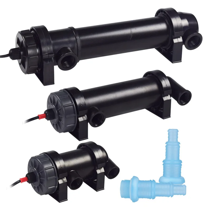 JEBO 220~240V 5W~36W UV Sterilizer Lamp Light Water Cleaner For Aquarium Pond Fish Tank Ultraviolet Filter Clarifier