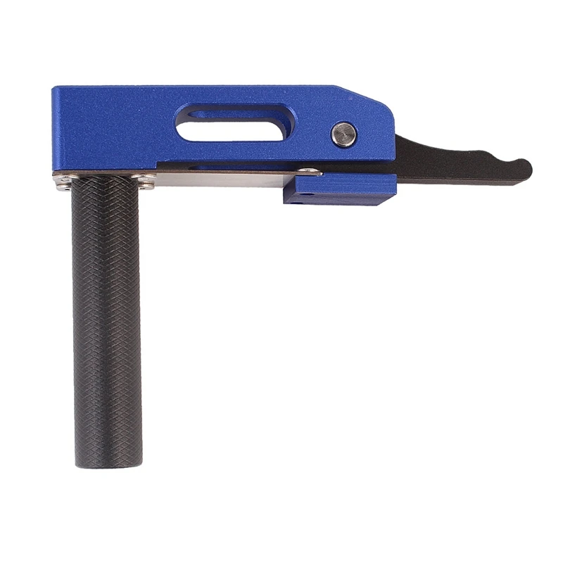 Woodworking Desktop Quick Acting Hold Down Clamp Fast Fixed Clip For Woodworking Benche 20Mm Dog Hole Tool Easy Install Blue