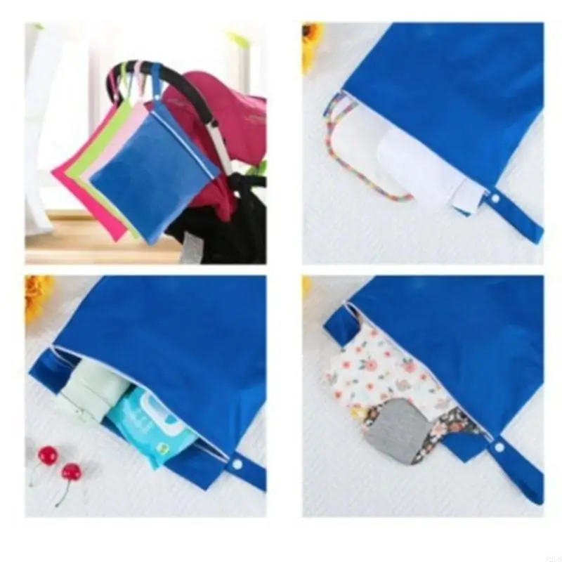 Waterproof Polyester Diaper Bag With Large Capacity And Portable Lanyard For Baby Items Travel Storage A2UB