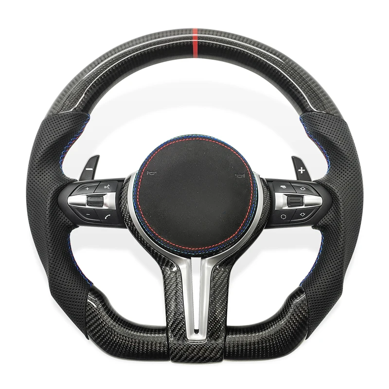 Carbon Fiber Car Steering Wheel for BMW E90 E91 E92 E93 E70 E71 E72 E53 E89 E86 E84 E83 E92 E93 E81 E87 E82 E88 E46 E60 E38 E39