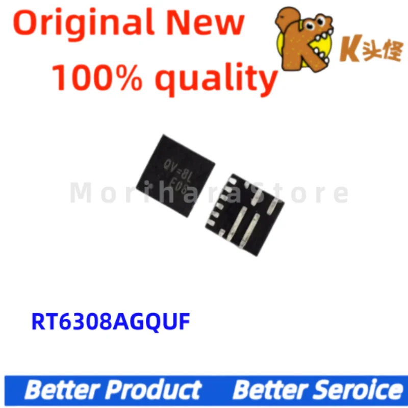1 個/新しいオリジナル RT6308AGQUF QV=