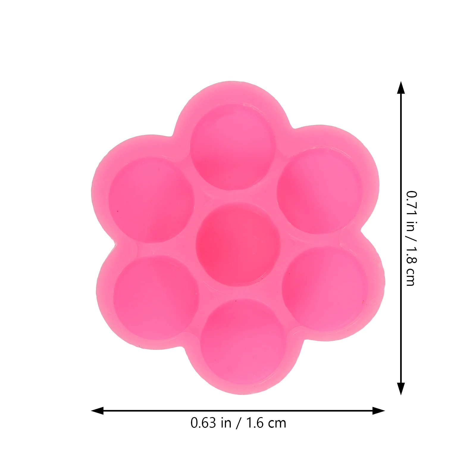 Porte-colle pour extension de cils en forme de fleur, anneaux de greffe standardisés, poulet, 200 pièces