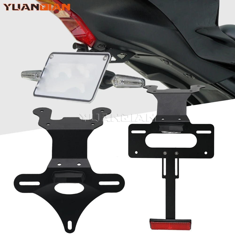 

For Honda XL750 TRANSALP 750 2022-2025 2024 Motorcycle Tail Tidy Fender Eliminator Rear License Plate Holder Bracket Led Light