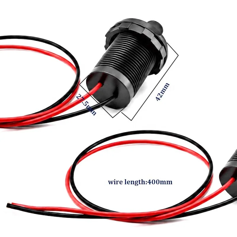 12V 24V QC 3.0 USB-A 45W USB-C Port PD Charger Outlet Socket 1 Year Warranty Marine Motorbike Power Adapter with Cover