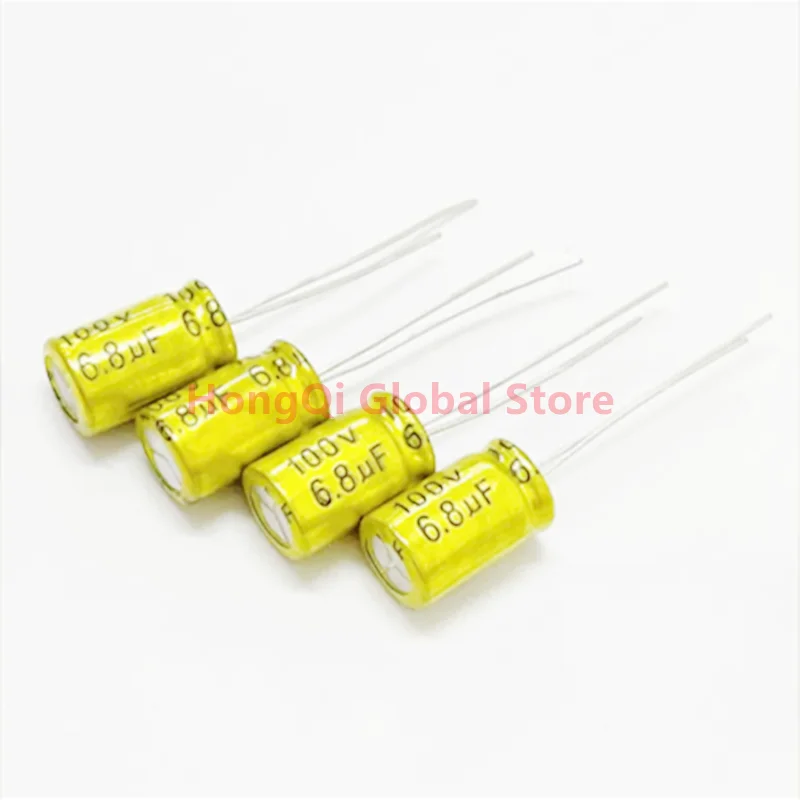 10PCS Fever audio frequency electrodeless electrolytic capacitor NP 100V 22UF 33UF 47UF 68UF 100UF 8*12MM 10*17MM 10*20MM