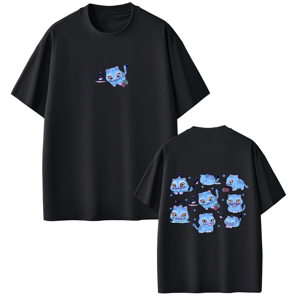 

Movie KPop Demon Hunter Derpy Tiger Graphic T-Shirt 2025 Summer Men's Women's Cartoon Trend T-Shirt Men's Casual Cotton T-Shirt