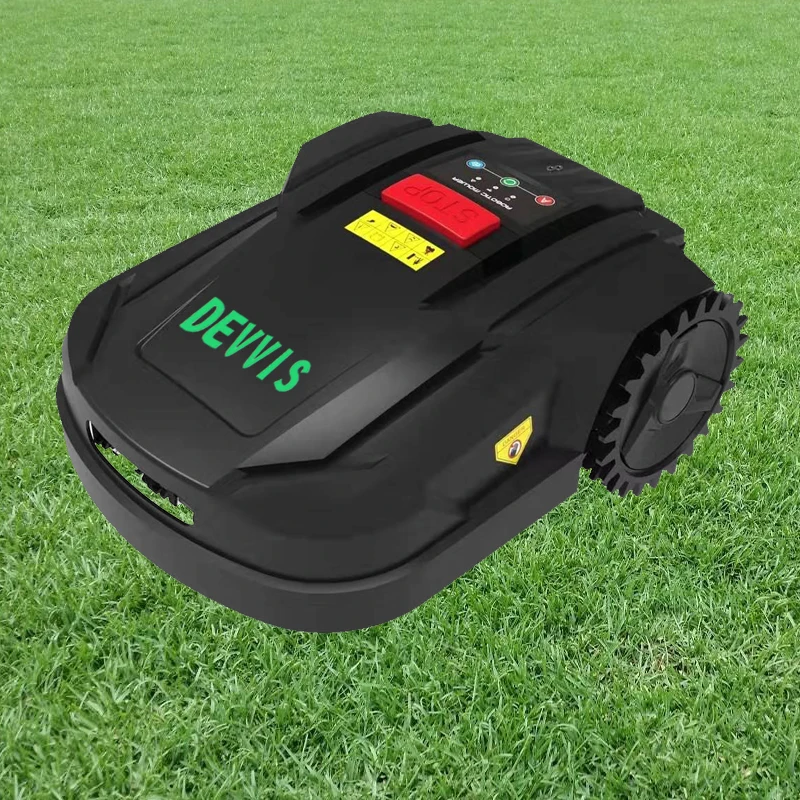 Flash Sale Big Discount DEVVIS Grass Robot Mower H750T 800m2 Working Capacity With 5.2AH Lithium Battery,WIFI App,Schedule,Auto