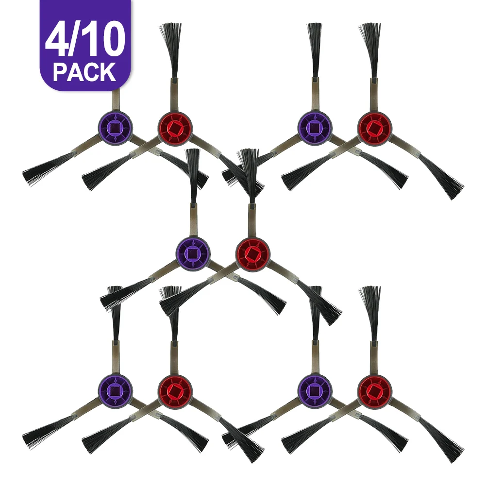Desempenho aprimorado com escovas laterais de reposição para aspiradores de robô Eureka NERE10s E10S Escolha 4 ou 10 peças