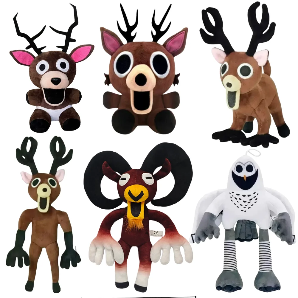 99 Aights In The Forest Herten Pluche Spel Perifere 99 Aights Herten en Uil Verjaardag Kerstmis Halloween Cadeau Speelgoed voor Kinderen Home Decor