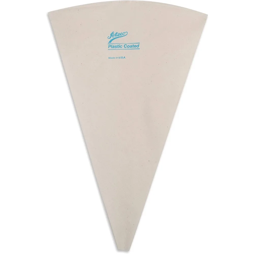 

Plastic Coated Canvas Decorating Bag, 12-Inch, Reusable, Made in USA, White