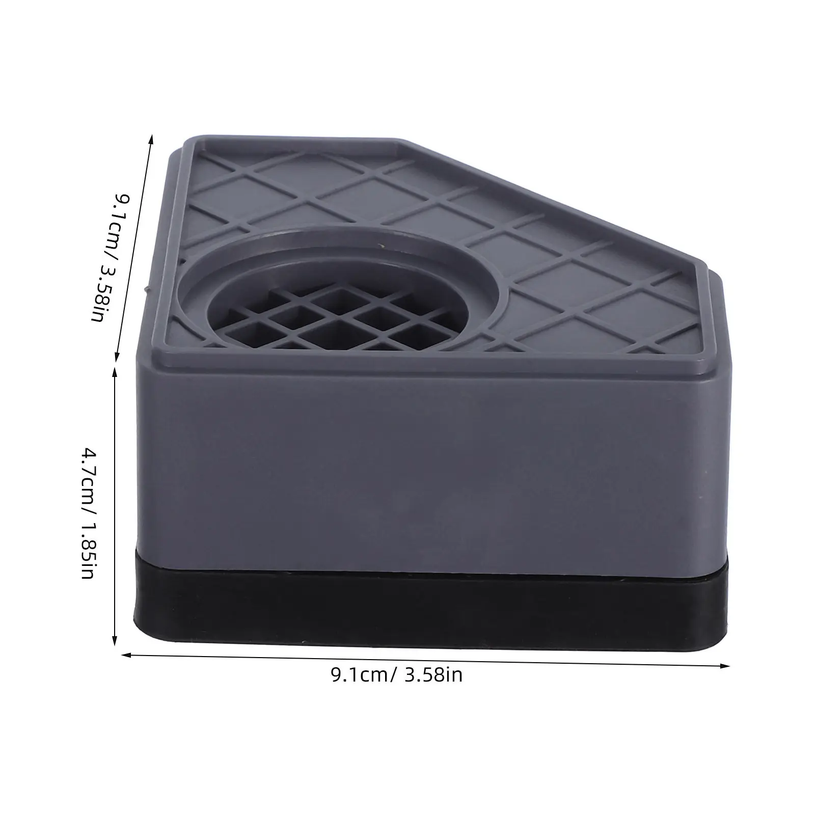 4Pcs Universal Washing Machine Foot Pads Heavy-Duty Anti-Vibration Shock Absorbing Non-Slip Stabilizer Pads for Dryers