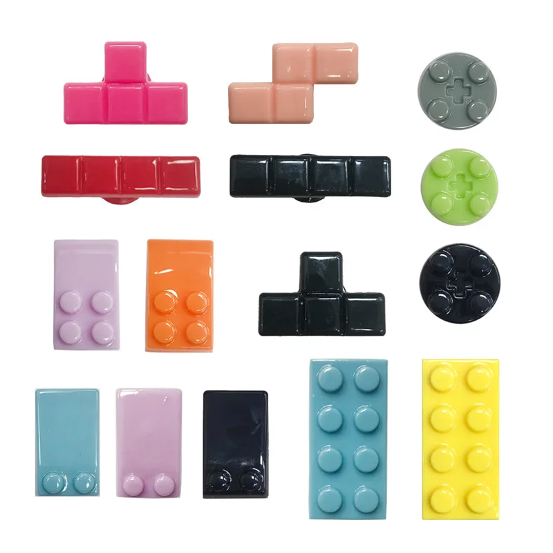 Décennie s de construction 3D créatifs pour chaussures, breloques de trou, décorations amusantes, ensemble de puzzle, accessoires de bricolage