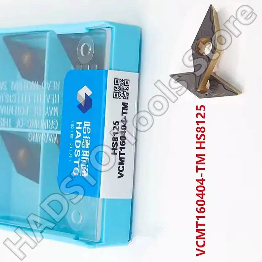 

VCMT160404-TM HS8125/VCMT160408-TM HS8125/VCMT160412-TM HS8125 HADSTO CNC carbide inserts Turning insert