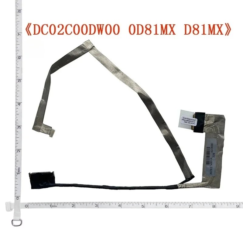 Laptop LCD Cable for Dell Latitude 7480 7490 E7480 E7490 LCD Video Display Cable 0D81MX D81MX DC02C00DW00 EDP CABLE FHD