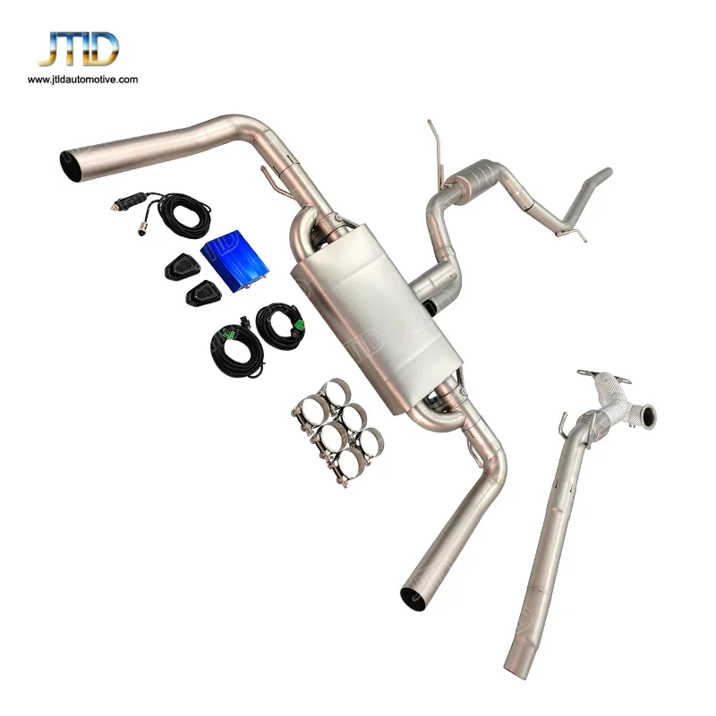 304 stainless steel polished exhaust valvetronic exhaust system for A3