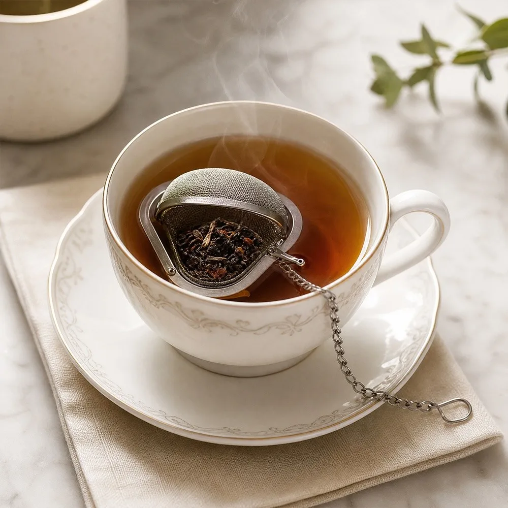 Creative Stainless Steel Tea Infuser Reusable Tea Bag Diffuser Mesh Tea Filter Teaware Spice Bags Teapot Gadgets