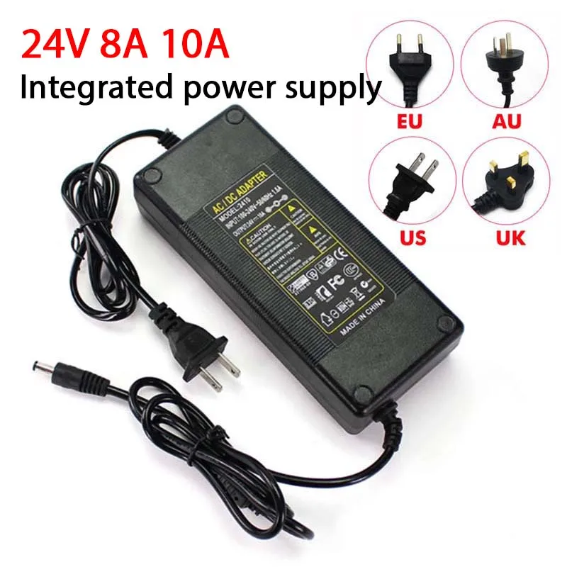 LED Power Adapter DC 24V Lighting Transformer AC 110V~220V 1A 2A 3A 4A 5A 6A 8A 10A Switching Power Supply For LED Camera Router