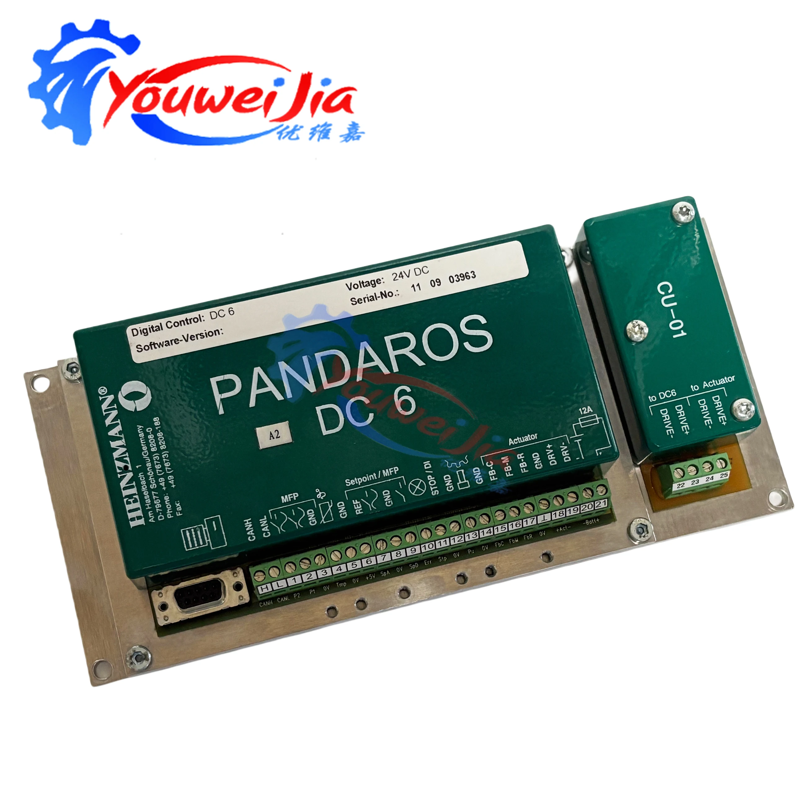 Original Pandaros DC6 Generator Speed Module Digital Positioning Controller Speed Controller with CU-01 for Precision Equipment