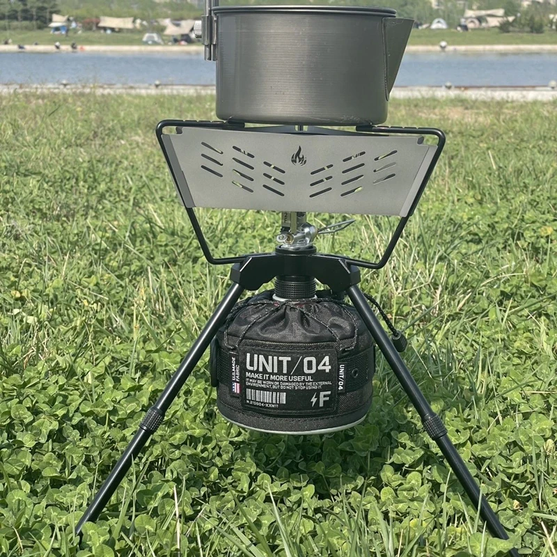 Для Campingmoon Z01/Z02 Thous Winds TW1022-B/g-Works Сверхлегкая портативная титановая горелка, лобовое стекло, ветрозащитная защита, товары для кемпинга