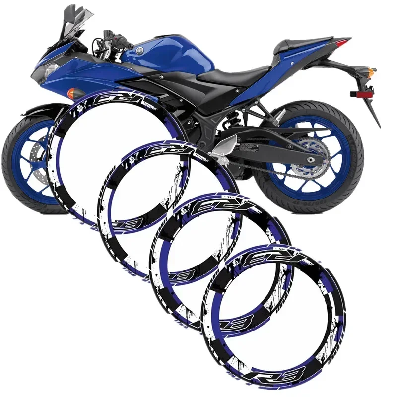 

Запчасти для мотоциклов YAMAHA YZF R3, контурное колесо, украшение, наклейка-2