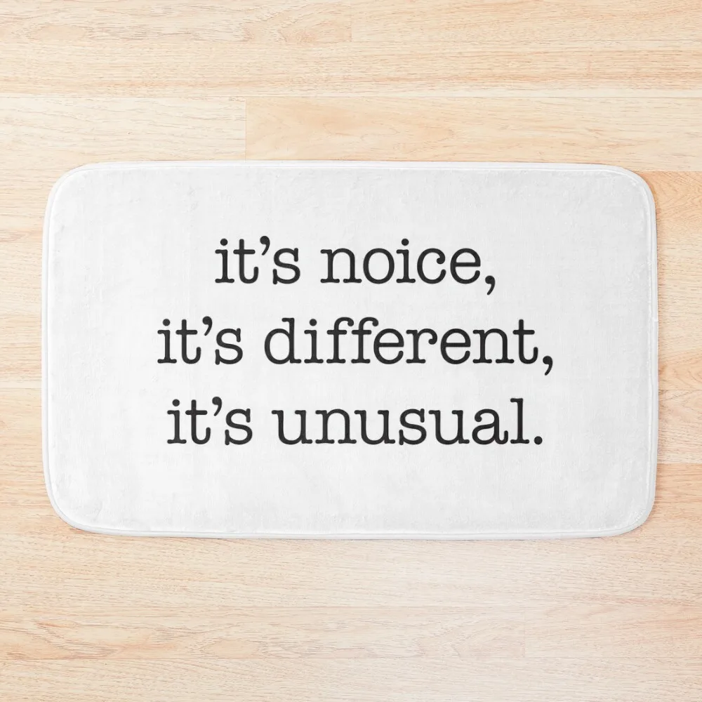 

It’s noice, it’s different, it’s unusual – Kath and Kim, black type Bath Mat For Hallway On The Floor Rooms Mat