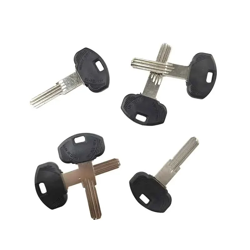 5/10/50/100 Pcs Hi-Rel Copper Blank Key Plastic Black SECUREMME-K2 Copy Clone DIY for Door Lock