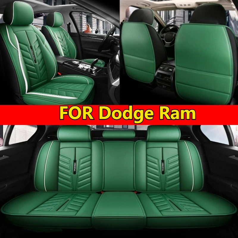 

Car seat cover PU leather comfortable waist high-end full set 5-seat full wrap four seasons seat cover FOR Dodge Ram
