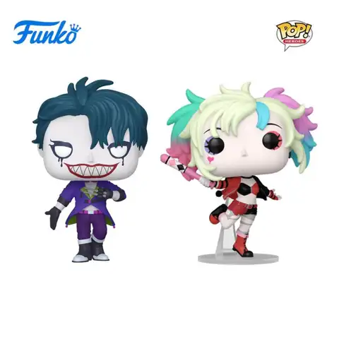Nya FUNKO POP Original Anime Tecknad Serie Suicide Squad Another World Halle Joker Leksaksfigurer Samling Modellleksaker Födelsedagspresenter 9 best sales Funko Pop Gorillaz - №6