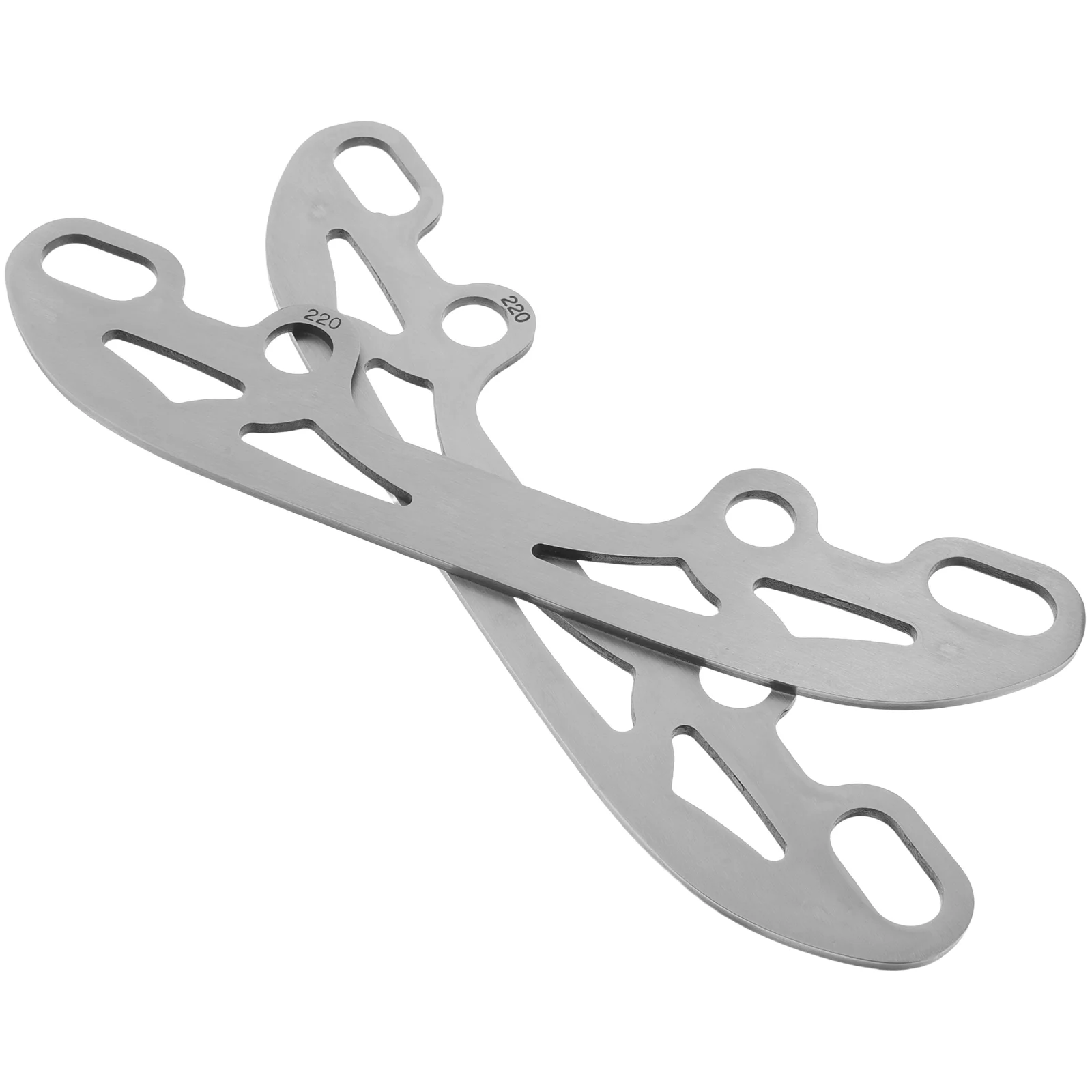 

2Pcs Roller Skate Blades Stainless Steel Interchangeable Ice Skate Parts Figure Skating Laces Hockey Accessories Shoe