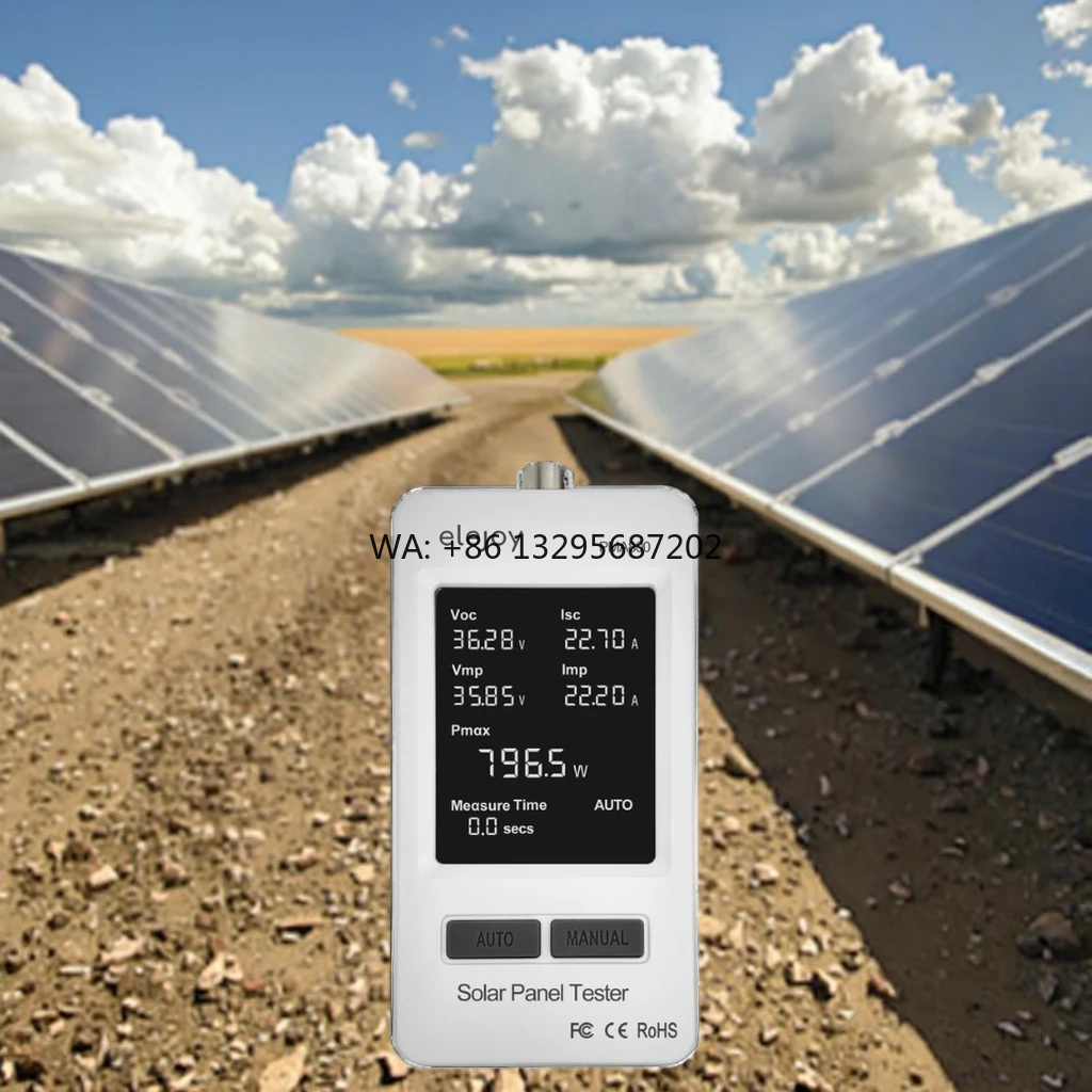 

ELEJOY PMA800 LCD MPPT Solar Panel Multimeter Solar Panel Tester Smart Voltage Tester Digital Power PV Tester