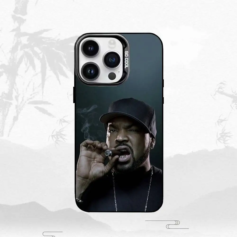 50 C-Cent Singer In D-Da Club iPhone17、16、15、14、13、12、11 Plus、Pro Max用スマホケース ブラックマット耐衝撃カバー